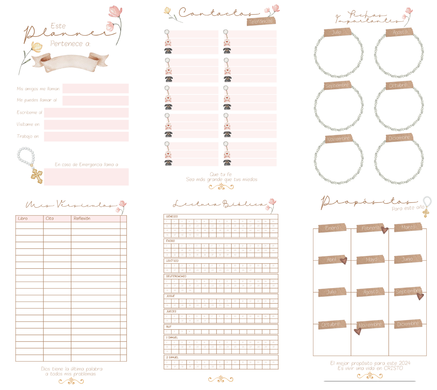 Planner 2026 Dios es Amor