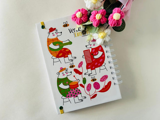 Cuaderno osos música