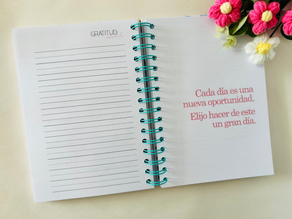 Diario de Gratitud Ramo de Flores