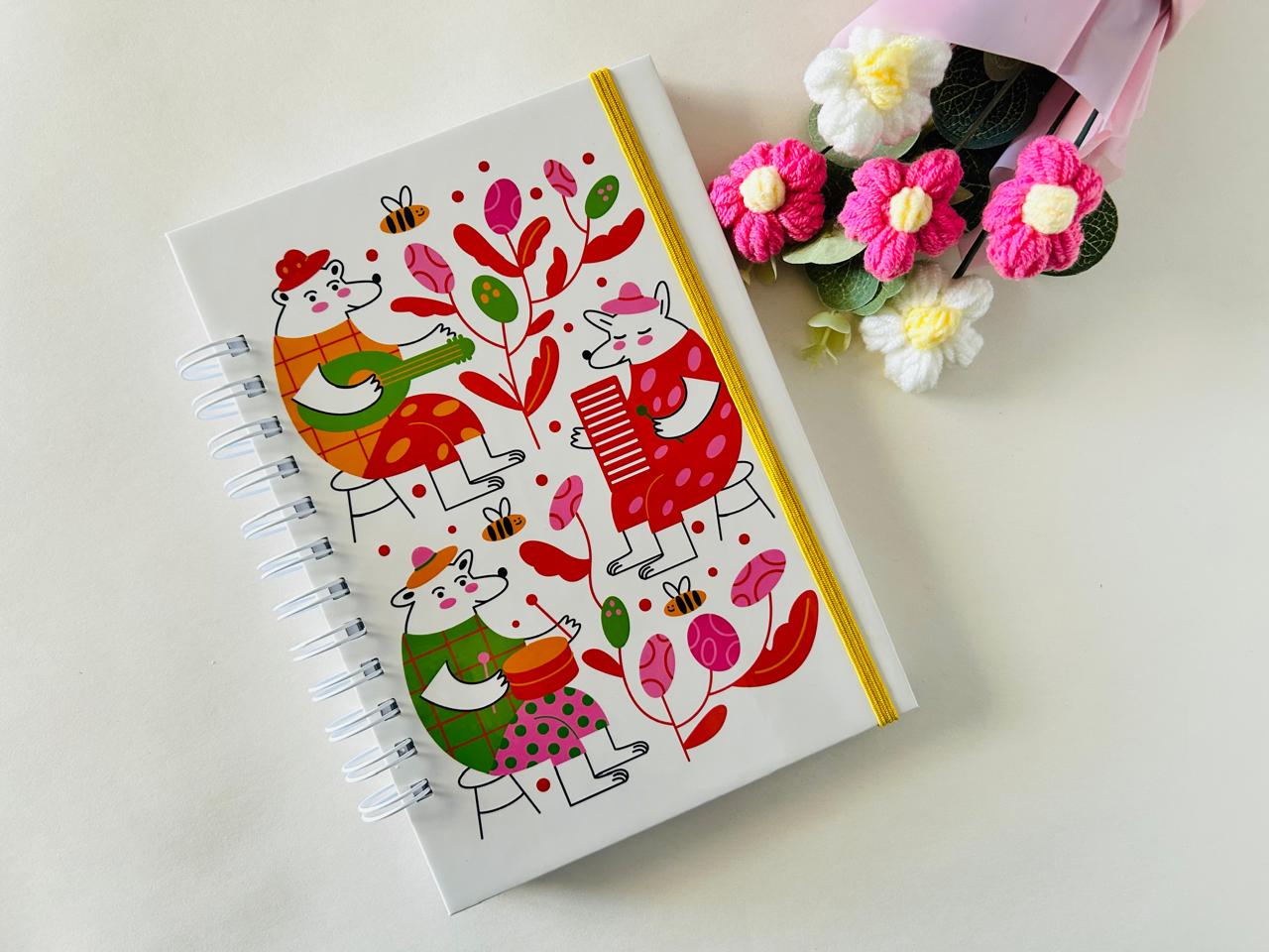 Cuaderno osos música