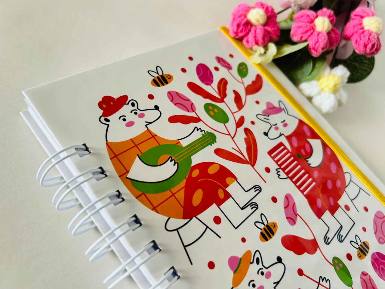 Cuaderno osos música