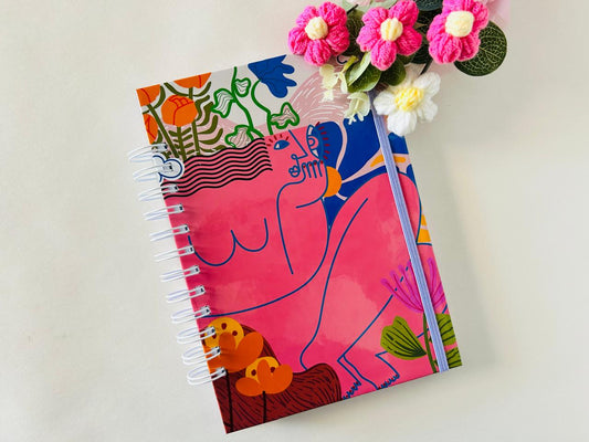Cuaderno mujer florece